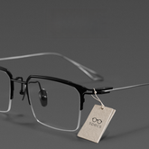 5.1g Glasses Frame,ultra-light Pure Titanium Advanced Design Frame ,semi Rimless Glasses Frame