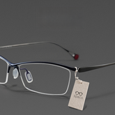 5.5g Glasses Frame,ultra-light Pure Titanium Advanced Design Frame ,semi Rimless Glasses Frame