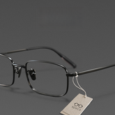 7g Glasses Frame,ultra-light Pure Titanium Advanced Design Frame , Square Framed Glasses Frame