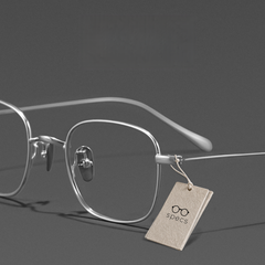 6.7g Glasses Frame,ultra-light Pure Titanium Advanced Design Frame , Square Framed