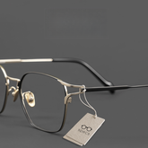 7.8g Glasses Frame,ultra-light Pure Titanium Advanced Design Frame , Square Framed