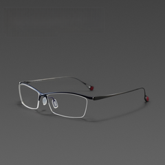 6g Glasses Frame,ultra-light Pure Titanium Advanced Design Frame ,semi Rimless Glasses Frame