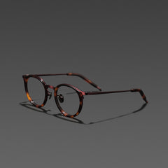 7.9g Glasses Frame,ultra-light Pure Titanium Advanced Design Frame , Retro Round Frame Glasses Frame