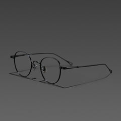 7.8g Glasses Frame,ultra-light Pure Titanium Advanced Design Frame , Retro Round Frame Glasses Frame