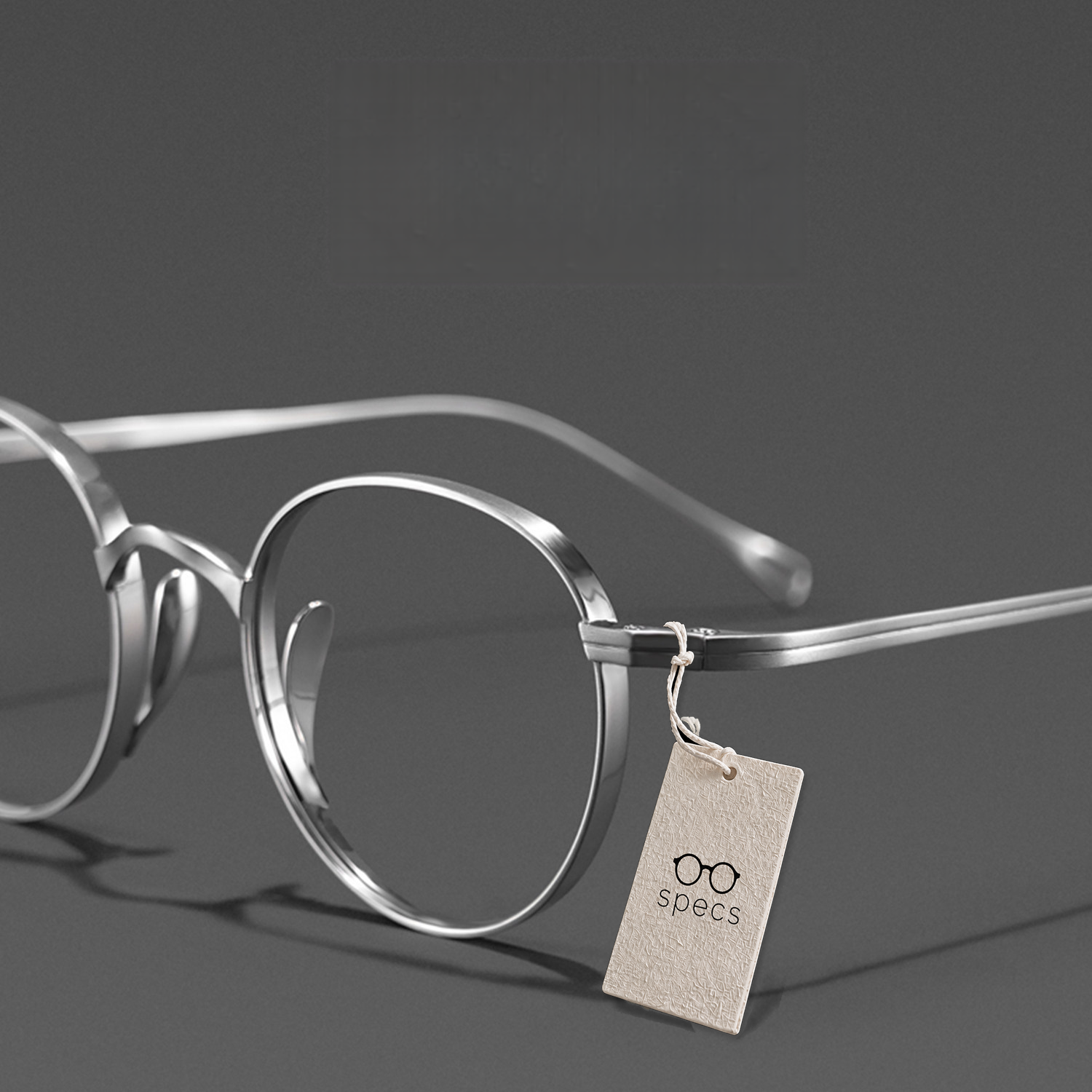 7.8g Glasses Frame,ultra-light Pure Titanium Advanced Design Frame , Retro Round Frame Glasses Frame