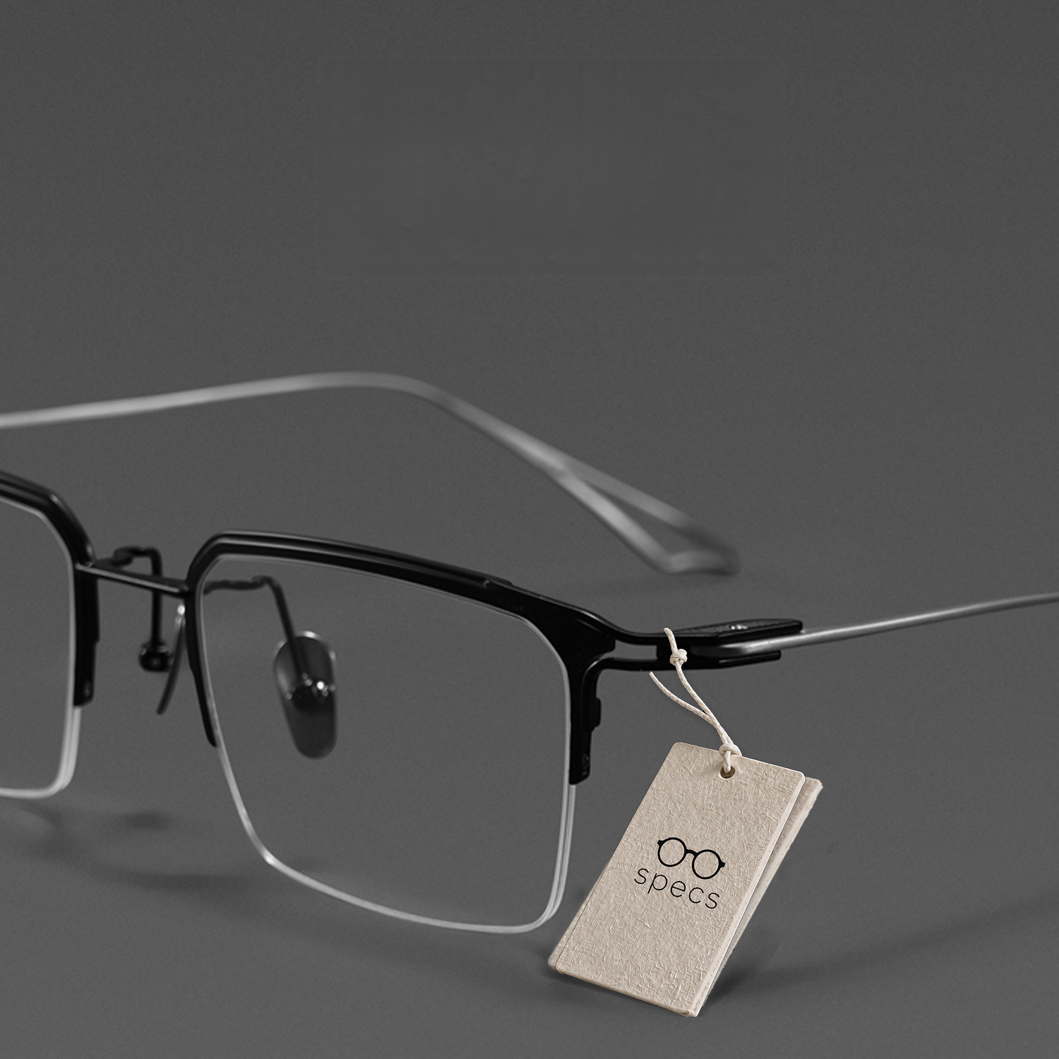 5.1g Glasses Frame,ultra-light Pure Titanium Advanced Design Frame ,semi Rimless Glasses Frame