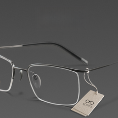 5.9g Glasses Frame,ultra-light Pure Titanium Advanced Design Frame ,semi Rimless Glasses Frame
