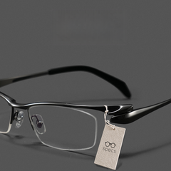 6g Glasses Frame,ultra-light Pure Titanium Advanced Design Frame ,semi Rimless Glasses Frame