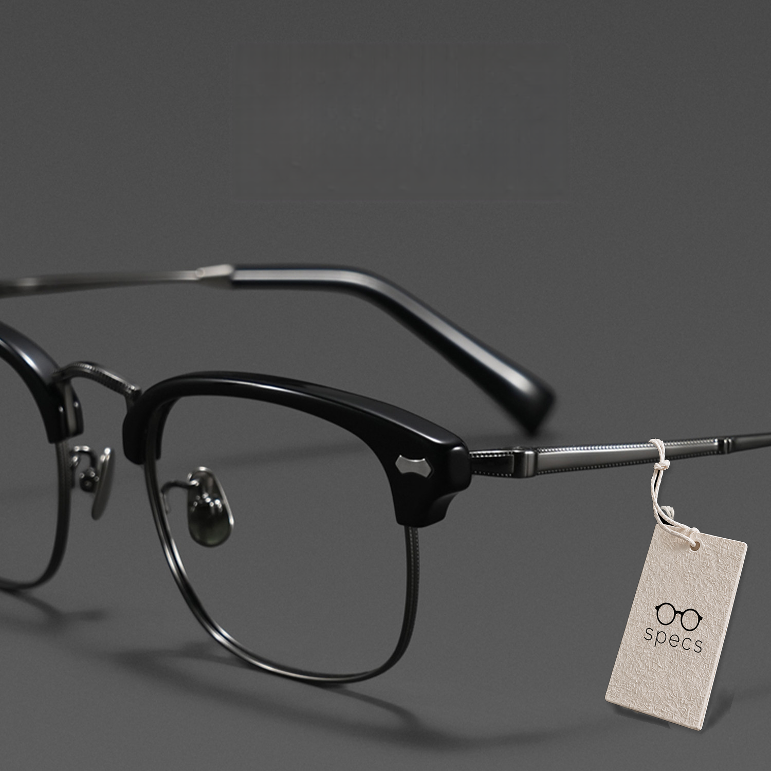 5.9g Glasses Frame,ultra-light Pure Titanium Advanced Design Frame ,semi Rimless Glasses Frame