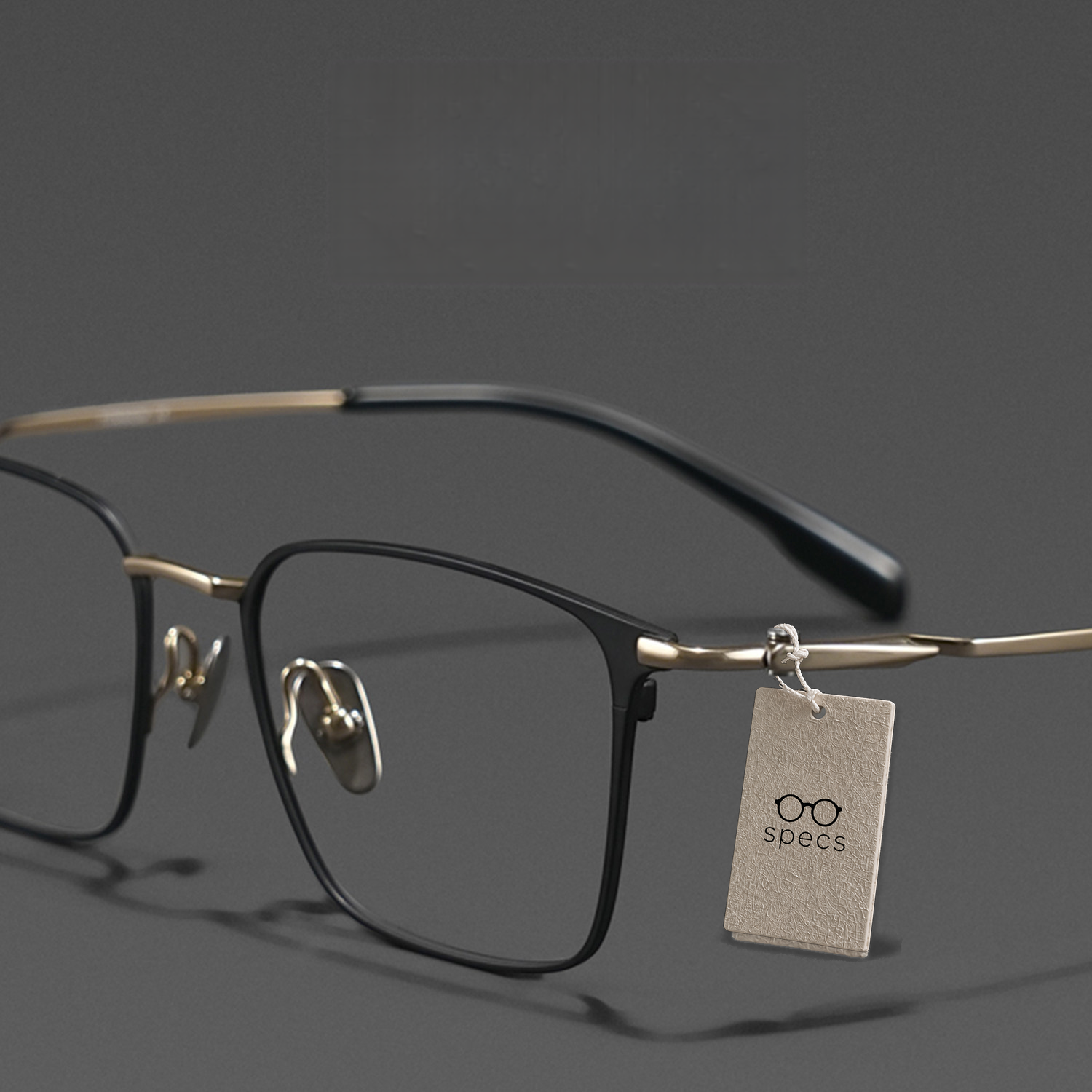 7.3g Glasses Frame,ultra-light Pure Titanium Advanced Design Frame , Square Framed Glasses Frame
