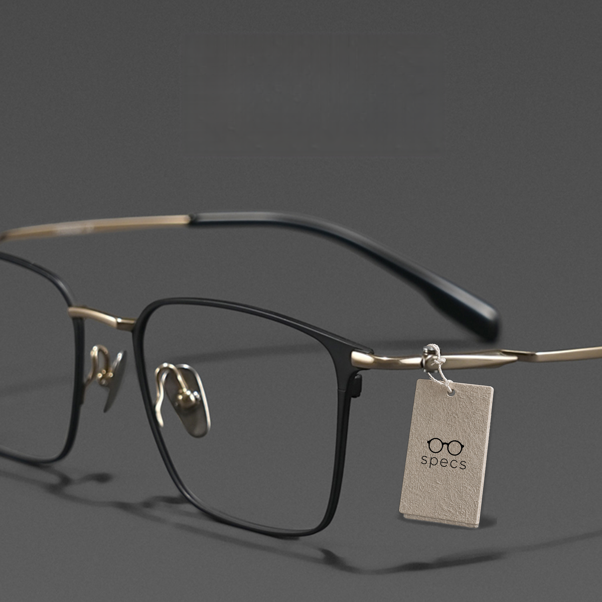 7.3g Glasses Frame,ultra-light Pure Titanium Advanced Design Frame , Square Framed Glasses Frame