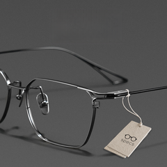7.1g Glasses Frame,ultra-light Pure Titanium Advanced Design Frame , Square Framed Glasses Frame