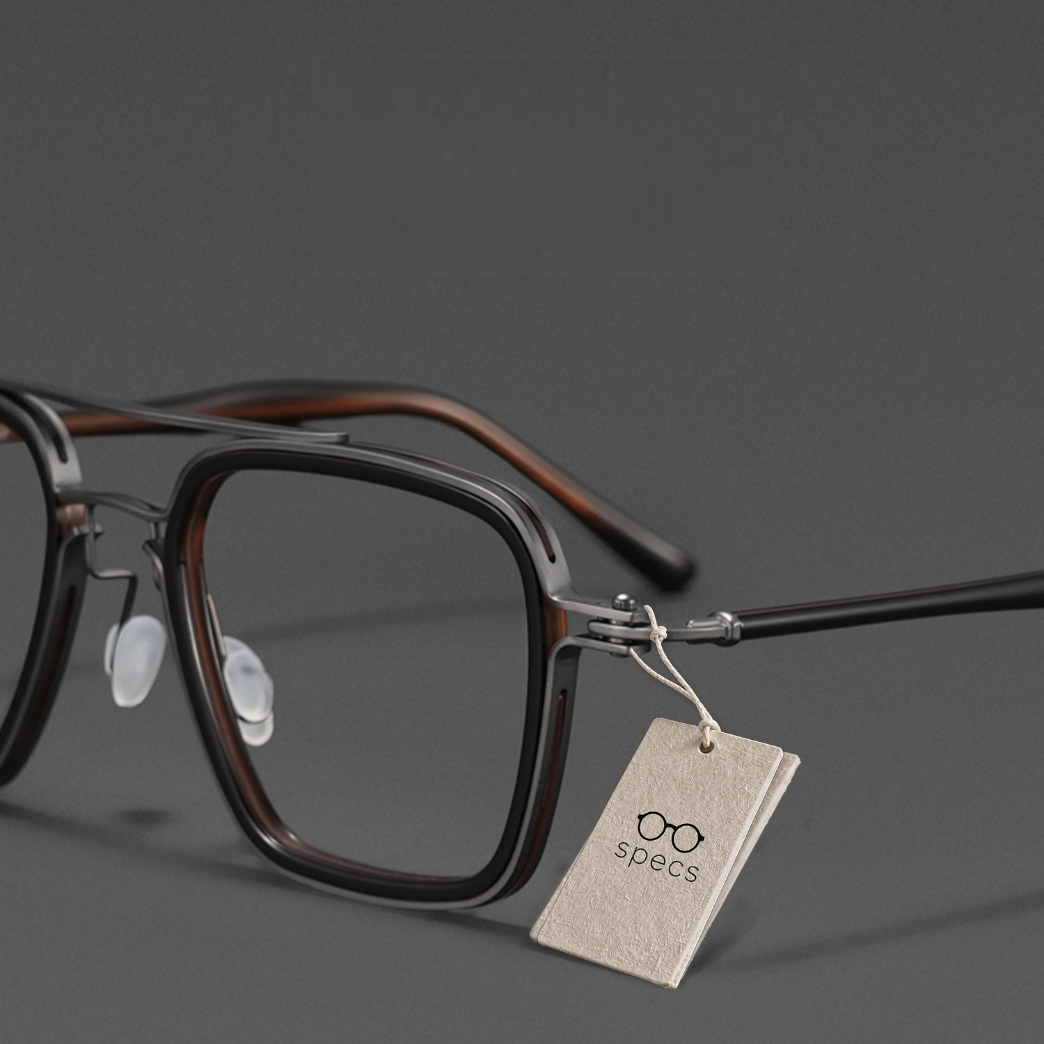 165mm Glasses Frame,ultra-light Pure Titanium Advanced Design Frame , Square Framed Glasses Frame