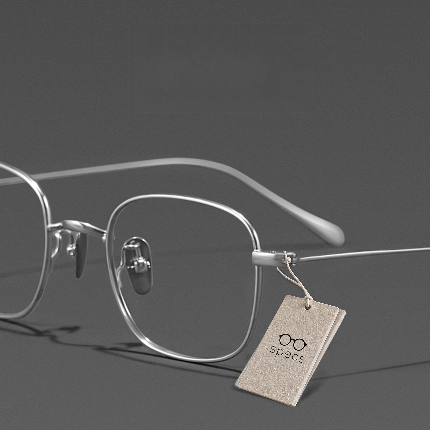 6.7g Glasses Frame,ultra-light Pure Titanium Advanced Design Frame , Square Framed