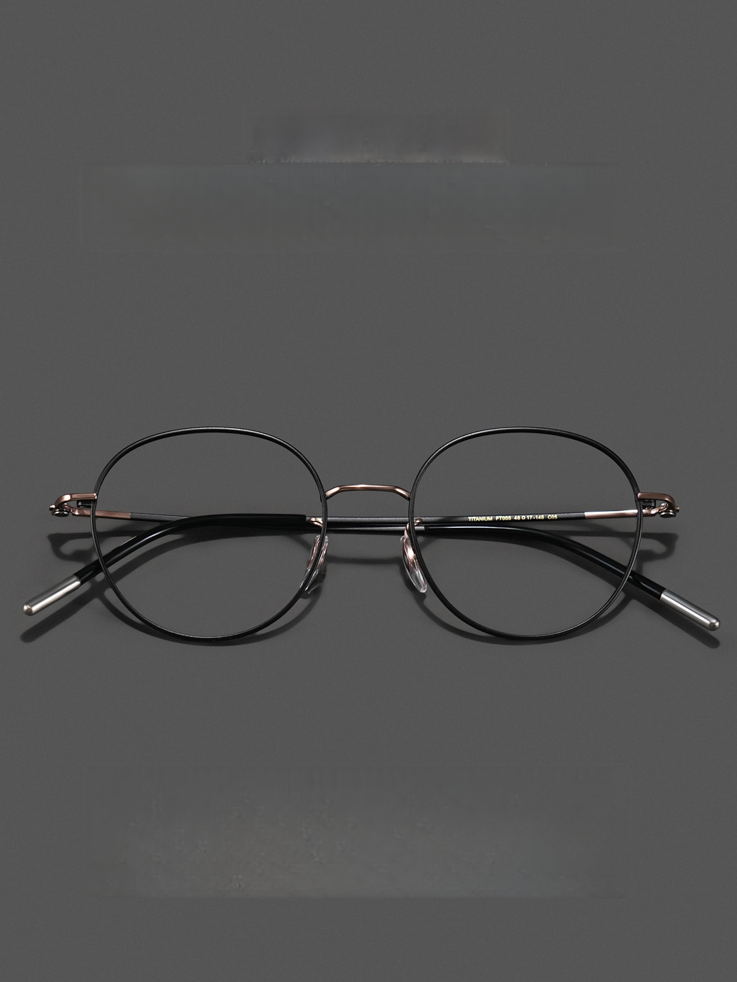 6.7 Glasses Frame,ultra-light Pure Titanium Advanced Design Frame , Retro Round Frame Glasses Frame