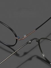 6.7 Glasses Frame,ultra-light Pure Titanium Advanced Design Frame , Retro Round Frame Glasses Frame