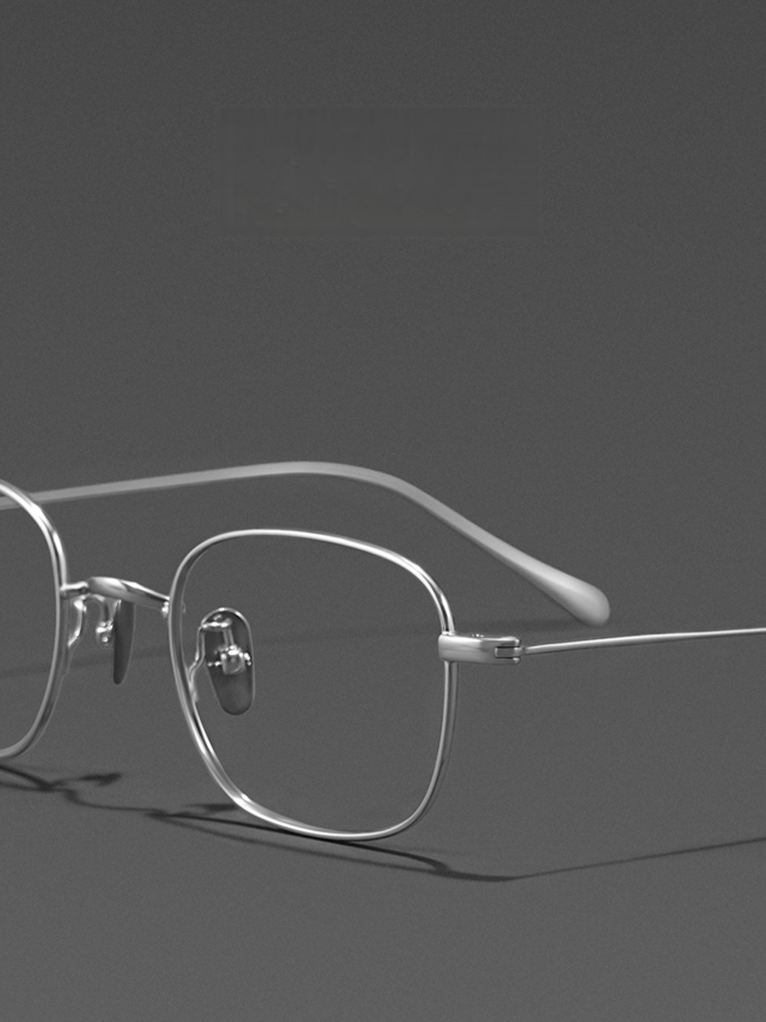 6.7g Glasses Frame,ultra-light Pure Titanium Advanced Design Frame , Square Framed