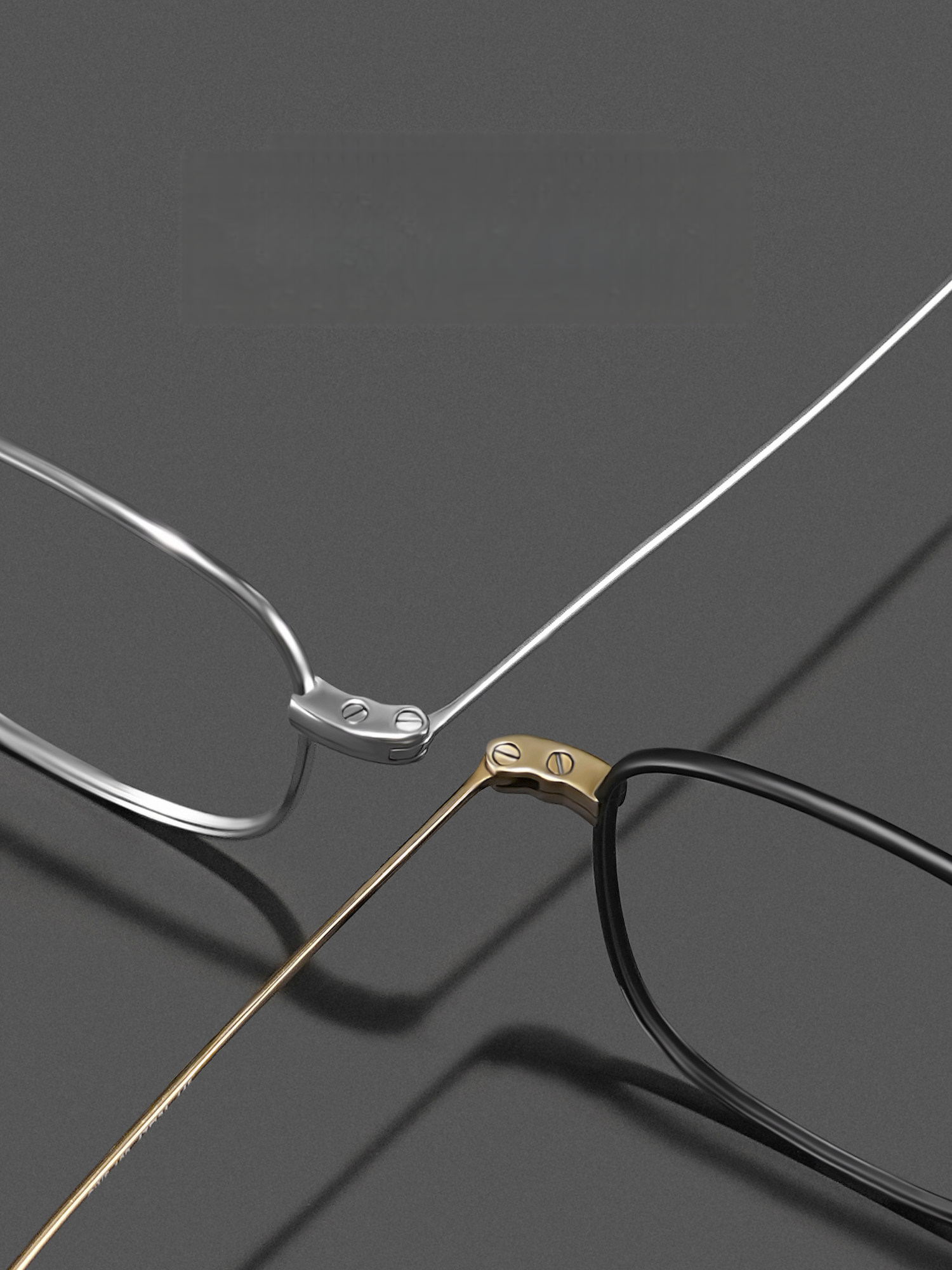 6.7g Glasses Frame,ultra-light Pure Titanium Advanced Design Frame , Square Framed