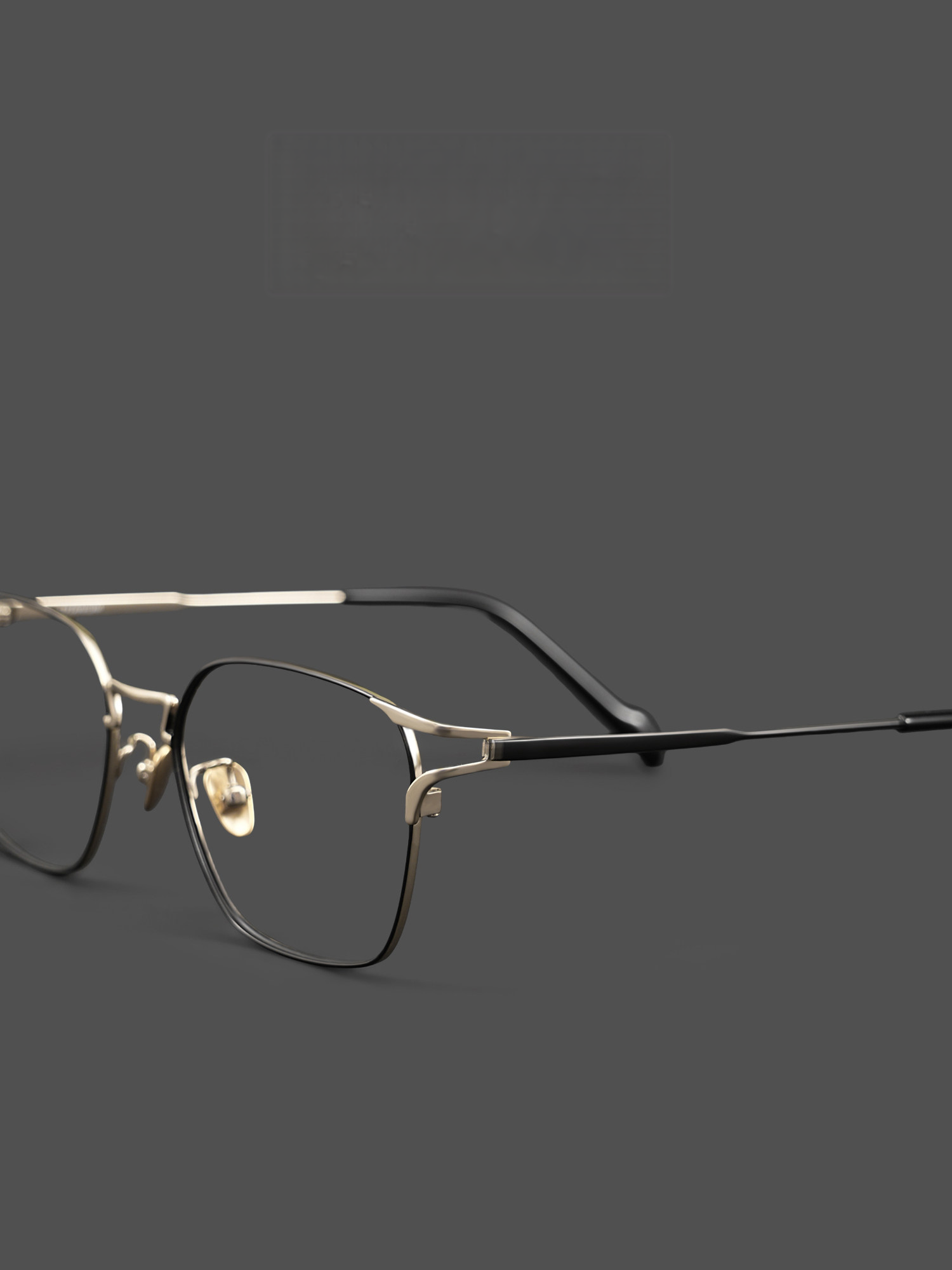 7.8g Glasses Frame,ultra-light Pure Titanium Advanced Design Frame , Square Framed