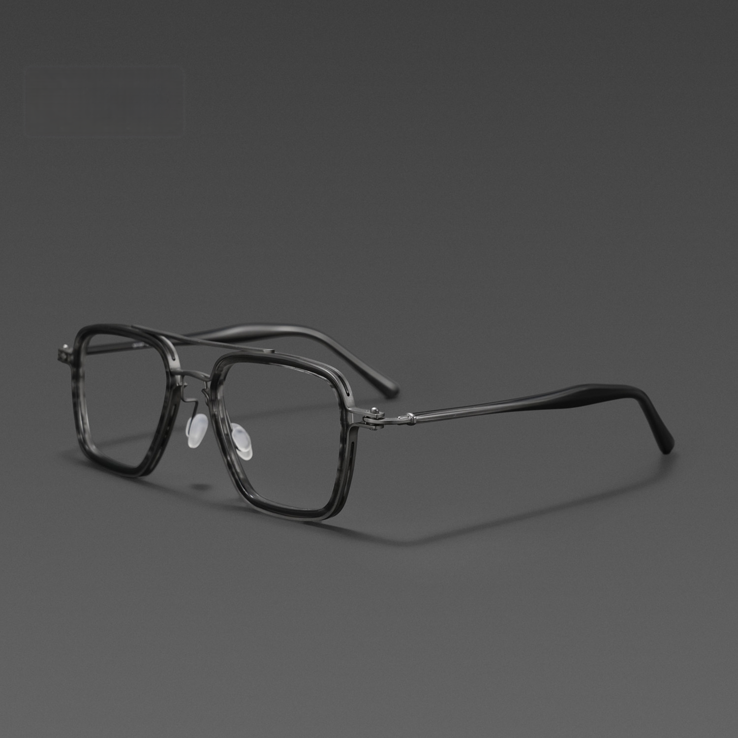 165mm Glasses Frame,ultra-light Pure Titanium Advanced Design Frame , Square Framed Glasses Frame