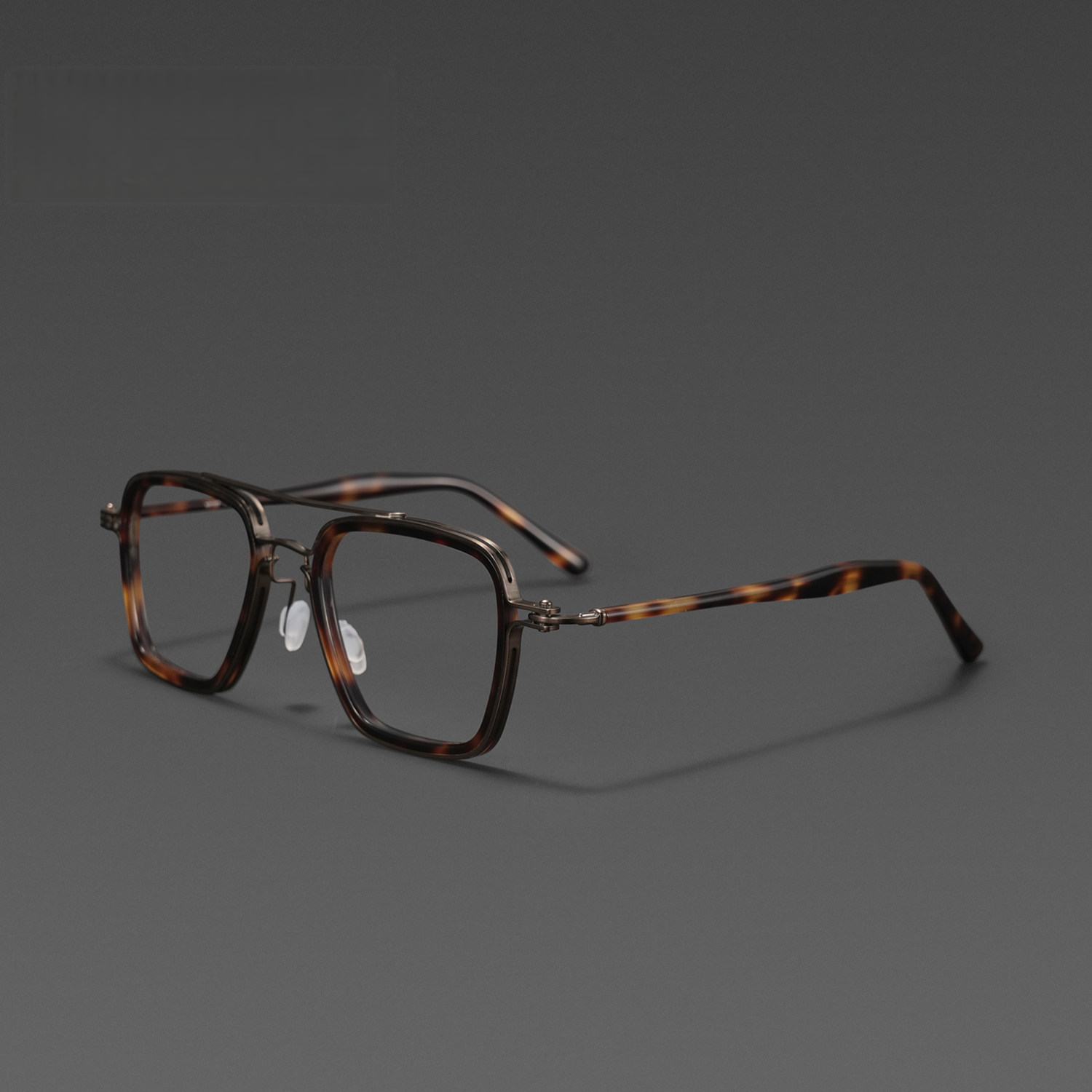 165mm Glasses Frame,ultra-light Pure Titanium Advanced Design Frame , Square Framed Glasses Frame