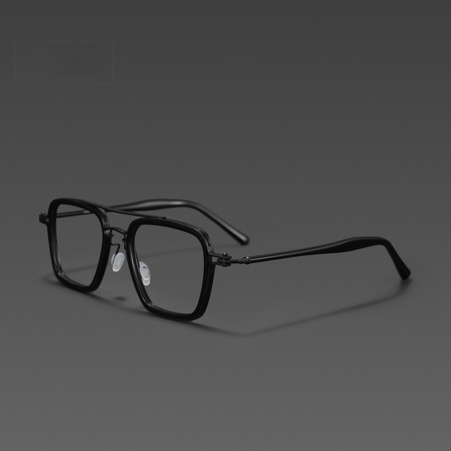165mm Glasses Frame,ultra-light Pure Titanium Advanced Design Frame , Square Framed Glasses Frame