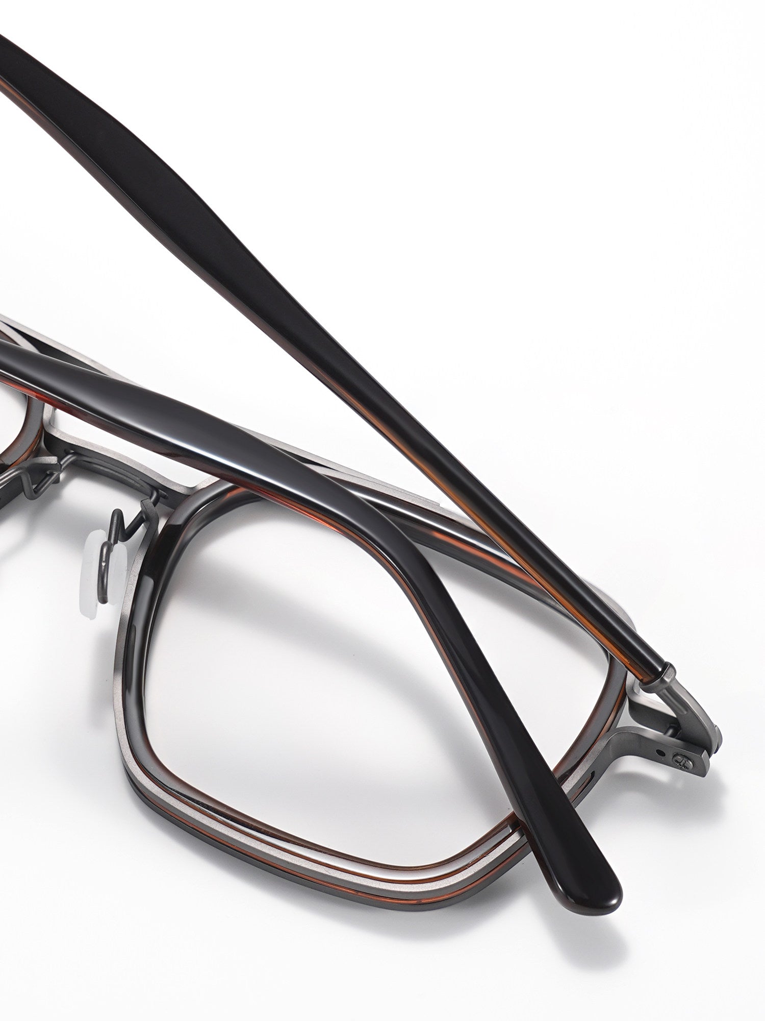 165mm Glasses Frame,ultra-light Pure Titanium Advanced Design Frame , Square Framed Glasses Frame