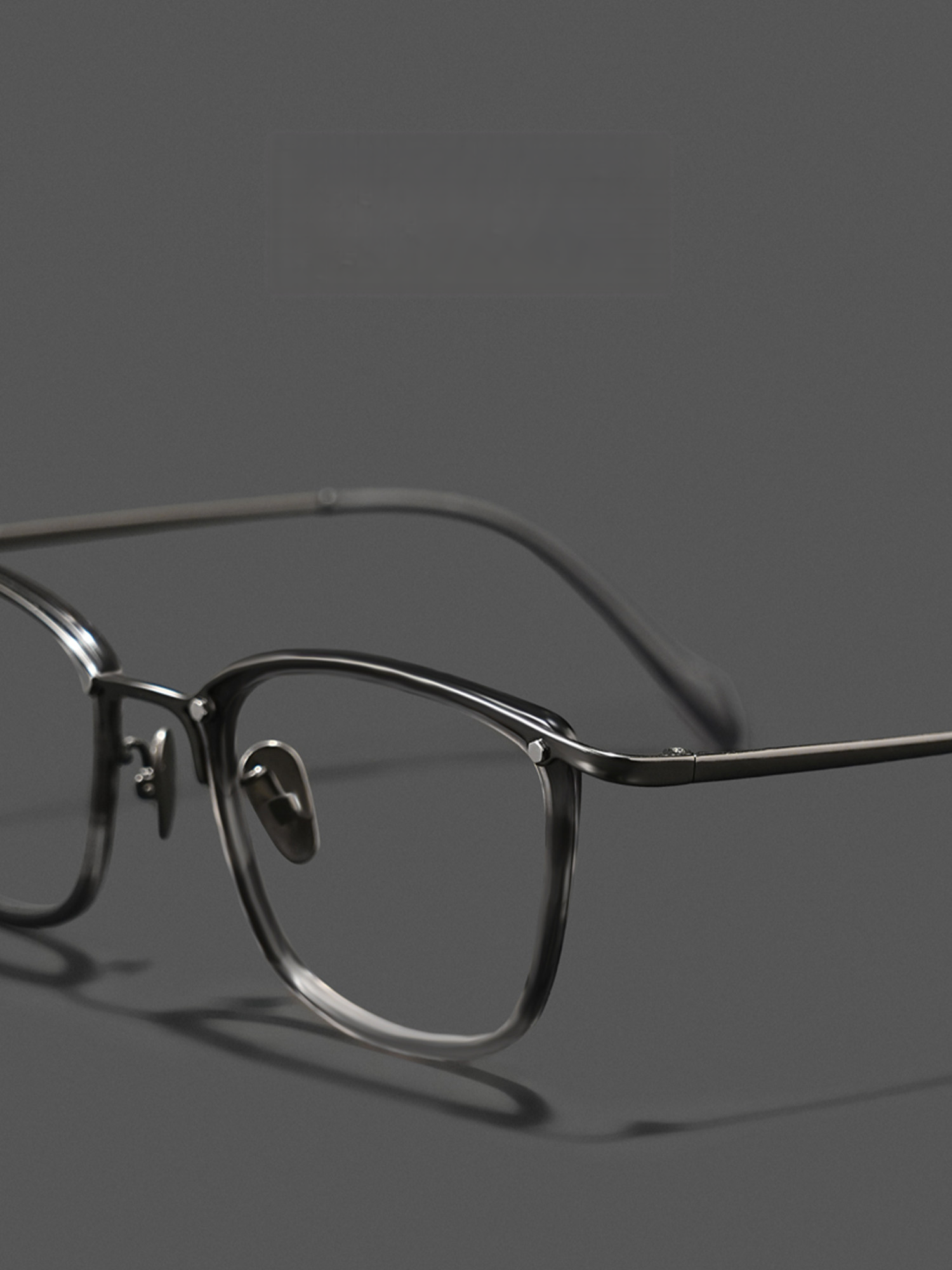 7.1g Glasses Frame,ultra-light Pure Titanium Advanced Design Frame , Square Framed Glasses Frame
