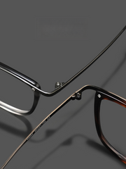 7.1g Glasses Frame,ultra-light Pure Titanium Advanced Design Frame , Square Framed Glasses Frame