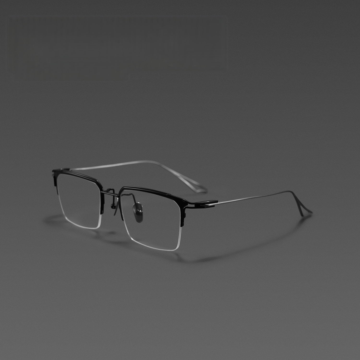 5.1g Glasses Frame,ultra-light Pure Titanium Advanced Design Frame ,semi Rimless Glasses Frame