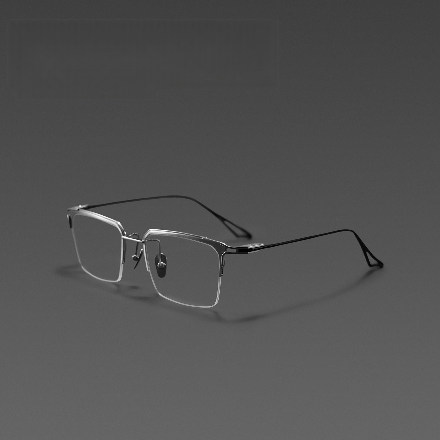5.1g Glasses Frame,ultra-light Pure Titanium Advanced Design Frame ,semi Rimless Glasses Frame