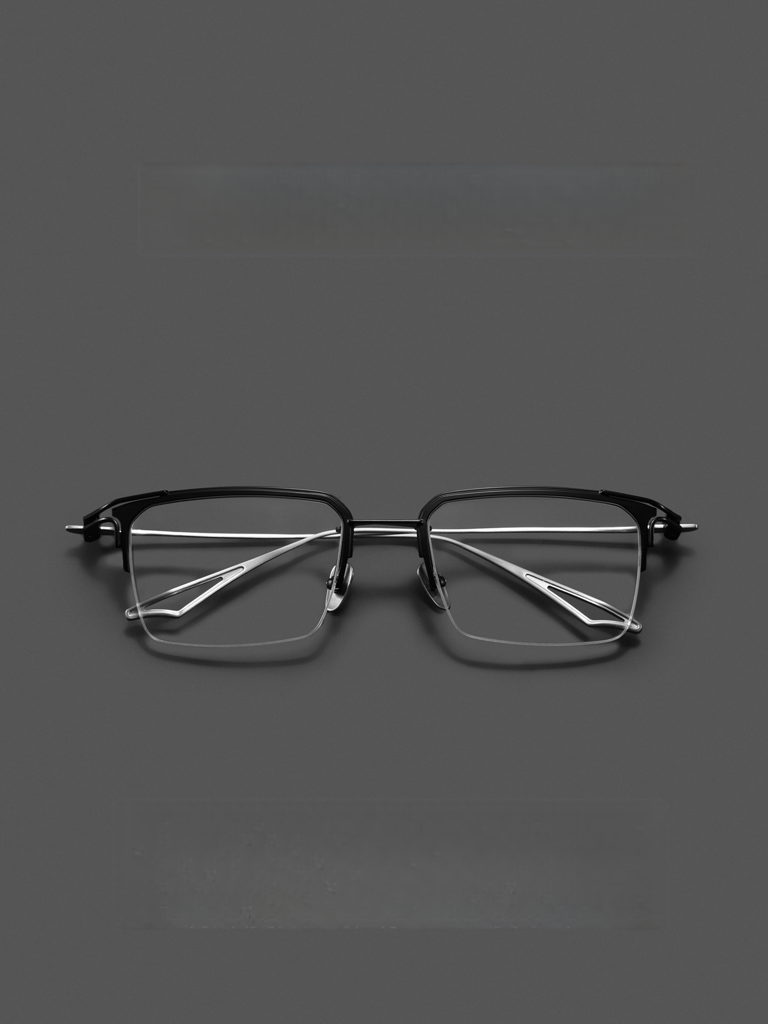 5.1g Glasses Frame,ultra-light Pure Titanium Advanced Design Frame ,semi Rimless Glasses Frame