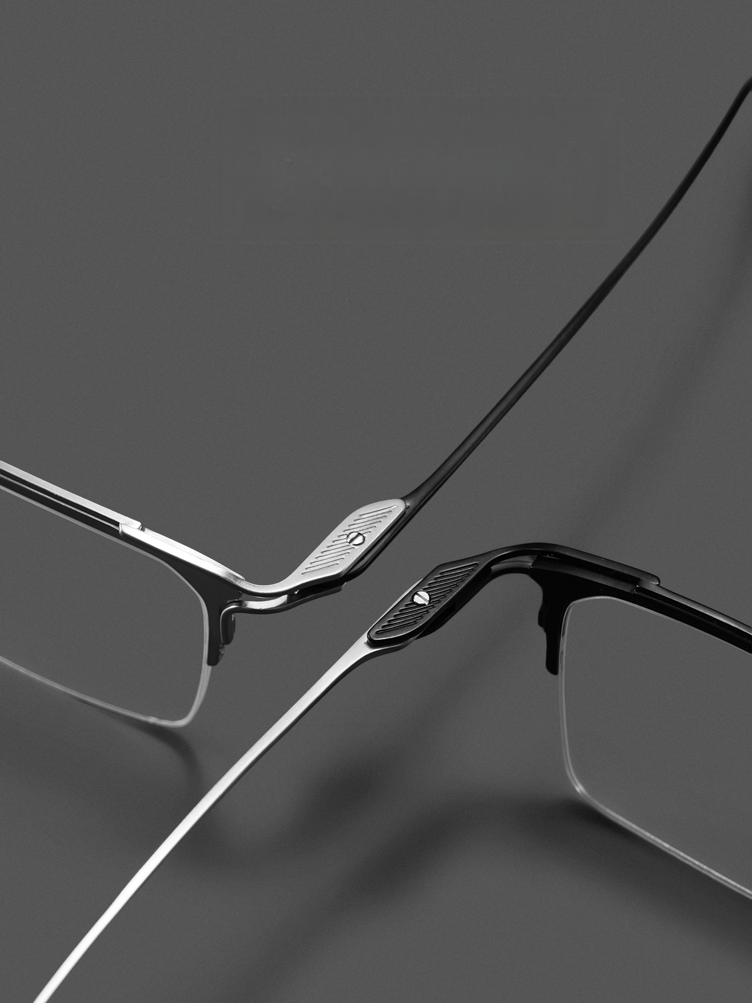 5.1g Glasses Frame,ultra-light Pure Titanium Advanced Design Frame ,semi Rimless Glasses Frame