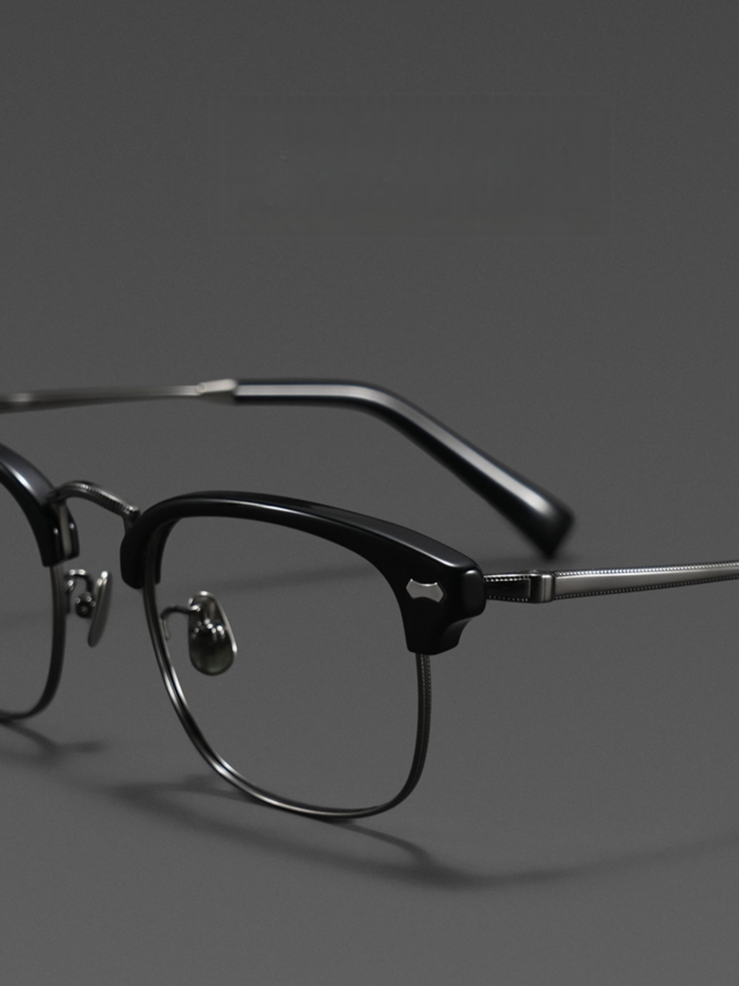 5.9g Glasses Frame,ultra-light Pure Titanium Advanced Design Frame ,semi Rimless Glasses Frame