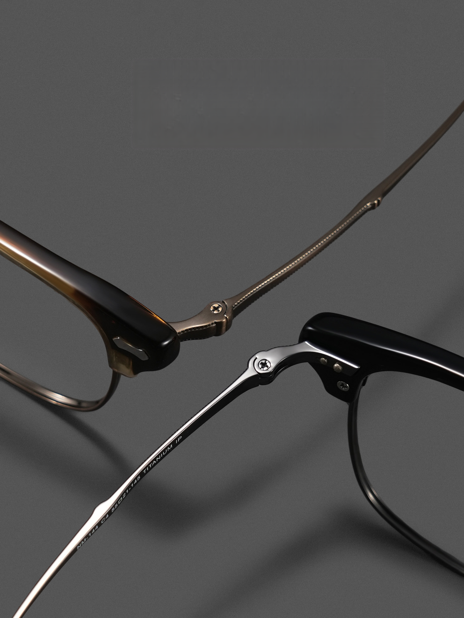 5.9g Glasses Frame,ultra-light Pure Titanium Advanced Design Frame ,semi Rimless Glasses Frame
