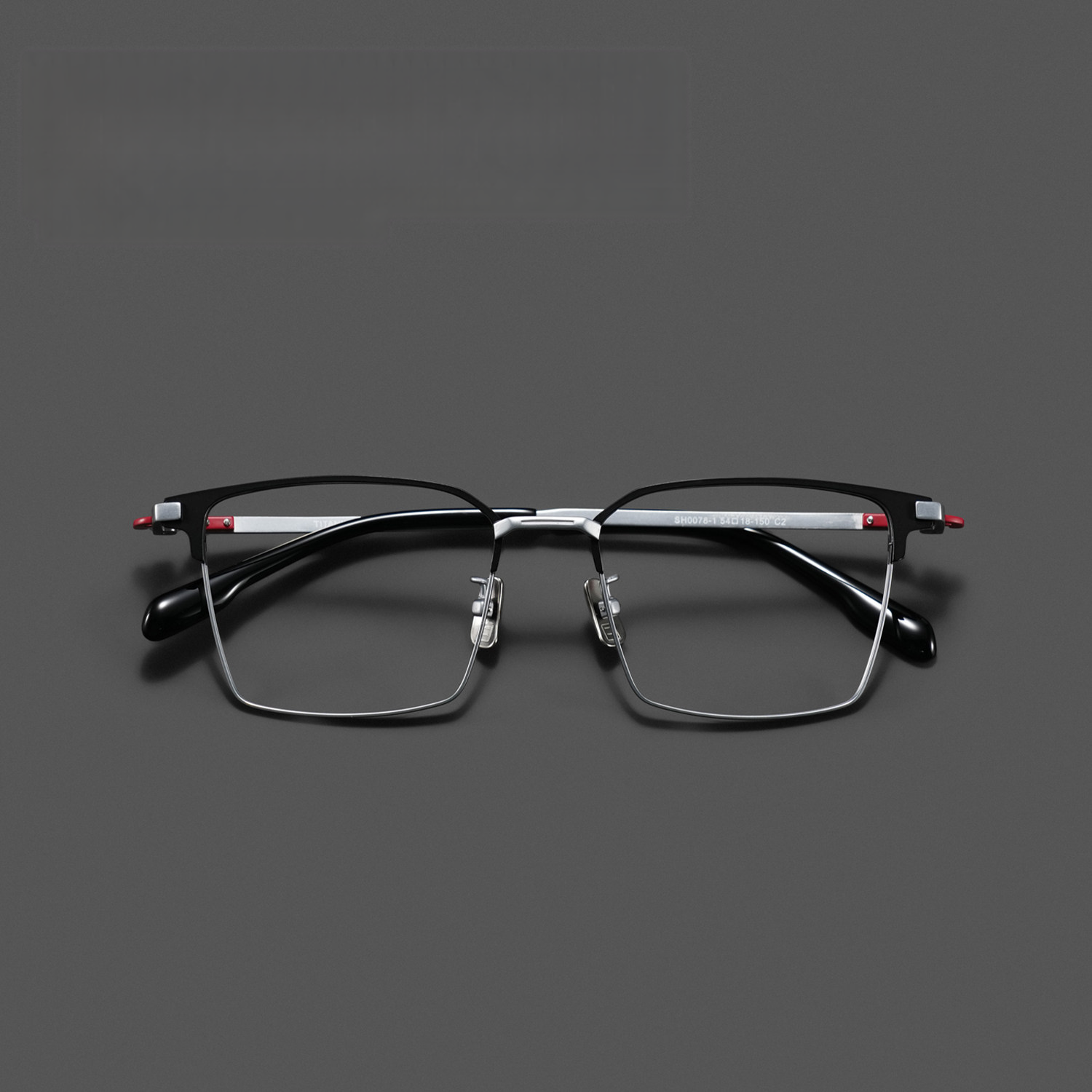 5.4g Glasses Frame,ultra-light Pure Titanium Advanced Design Frame ,semi Rimless Glasses Frame