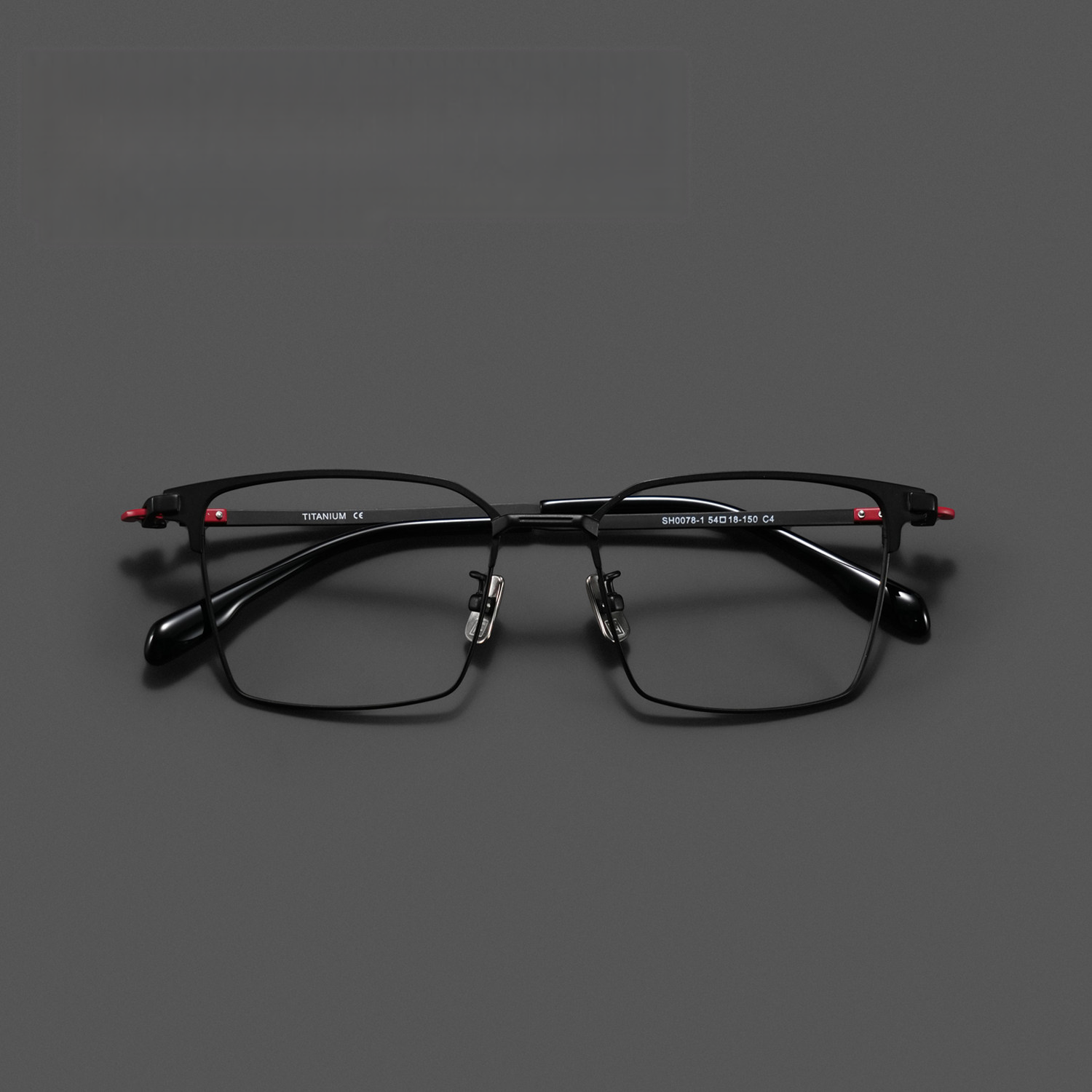 5.4g Glasses Frame,ultra-light Pure Titanium Advanced Design Frame ,semi Rimless Glasses Frame