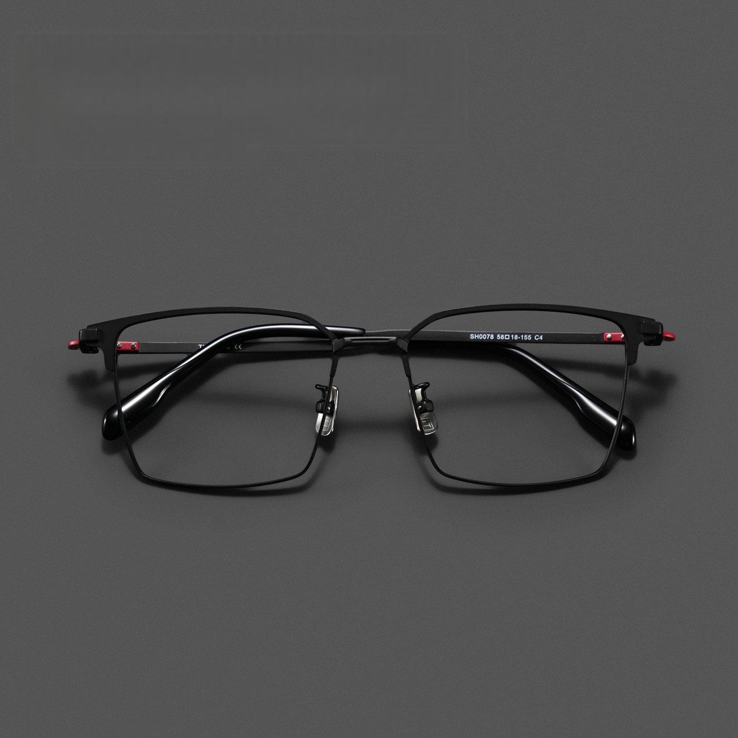 5.4g Glasses Frame,ultra-light Pure Titanium Advanced Design Frame ,semi Rimless Glasses Frame