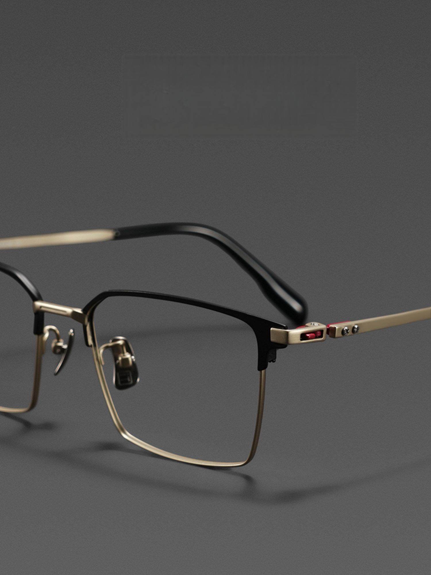 5.4g Glasses Frame,ultra-light Pure Titanium Advanced Design Frame ,semi Rimless Glasses Frame