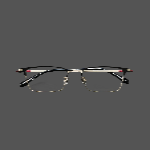 5.4g Glasses Frame,ultra-light Pure Titanium Advanced Design Frame ,semi Rimless Glasses Frame