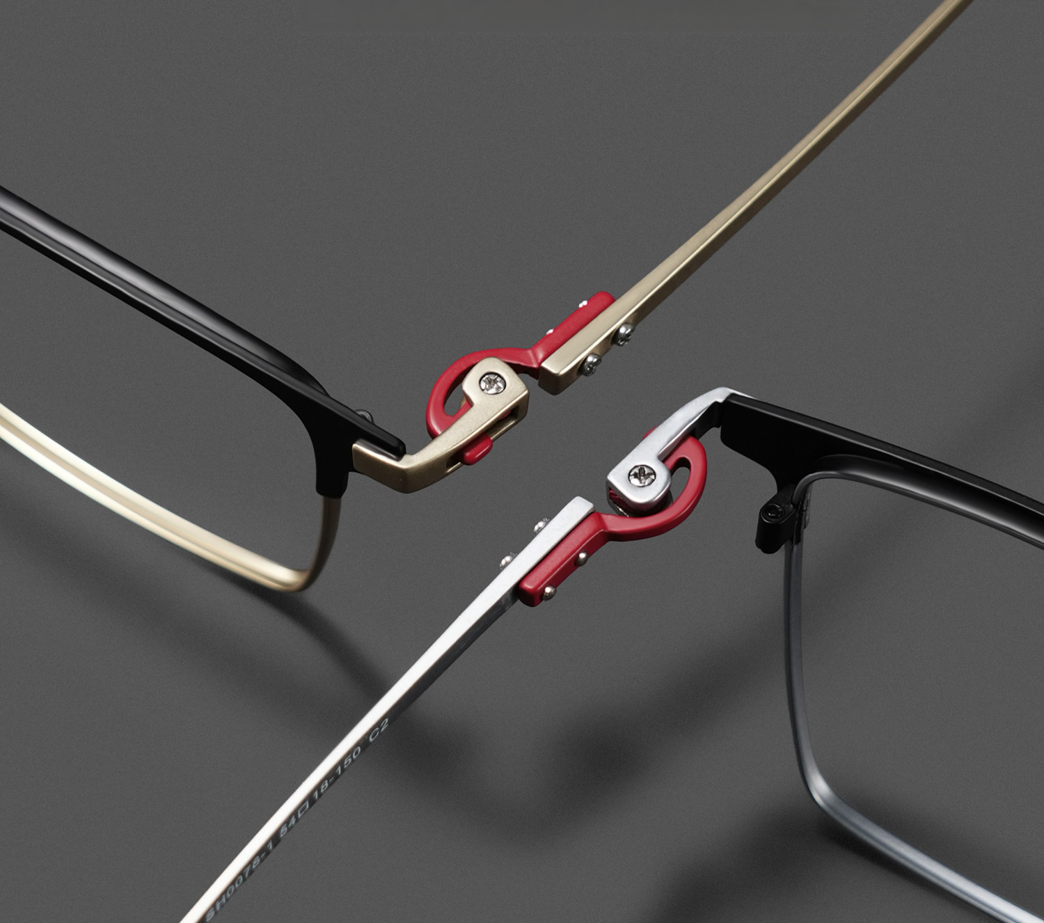 5.4g Glasses Frame,ultra-light Pure Titanium Advanced Design Frame ,semi Rimless Glasses Frame