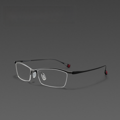 6g Glasses Frame,ultra-light Pure Titanium Advanced Design Frame ,semi Rimless Glasses Frame
