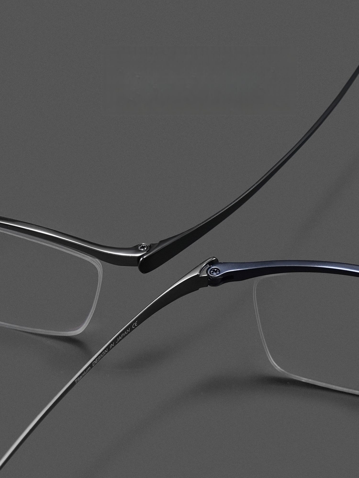5.5g Glasses Frame,ultra-light Pure Titanium Advanced Design Frame ,semi Rimless Glasses Frame