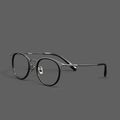 6.9g Glasses Frame,ultra-light Pure Titanium Advanced Design Frame , Retro Round Frame Glasses Frame