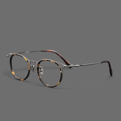 6.9g Glasses Frame,ultra-light Pure Titanium Advanced Design Frame , Retro Round Frame Glasses Frame