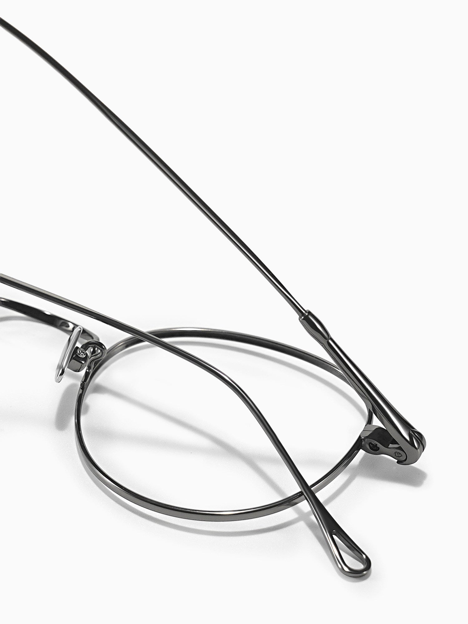 7.8g Glasses Frame,ultra-light Pure Titanium Advanced Design Frame , Retro Round Frame Glasses Frame